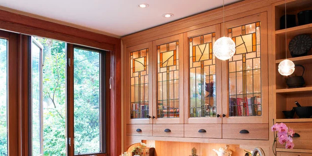 Custom Glass Kitchen Cabinet Doors